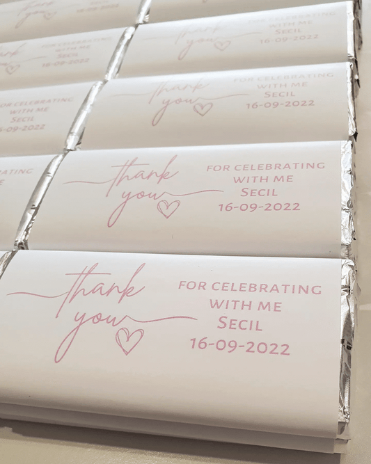 Thank you | Personalised chocolate bars