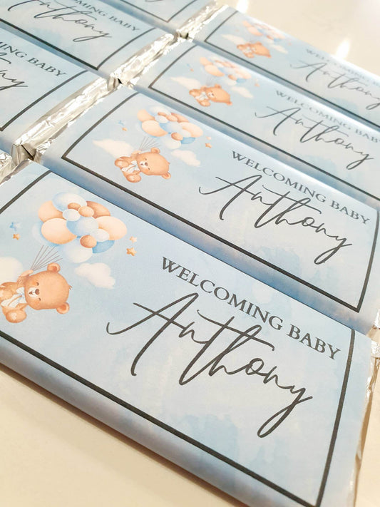 Welcome Baby | Personalised chocolate bars