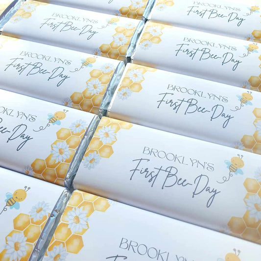 Bee-Day | Personalised chocolate bars